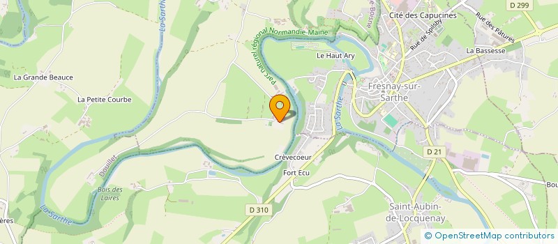 localisation de l'entreprise SARL DE LA COUR à FRESNAY-SUR-SARTHE