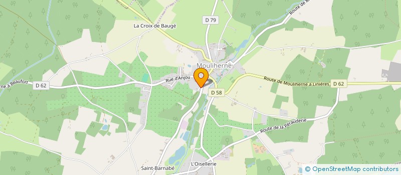 localisation de l'entreprise SARL DE LA CROIX NOEL à MOULIHERNE