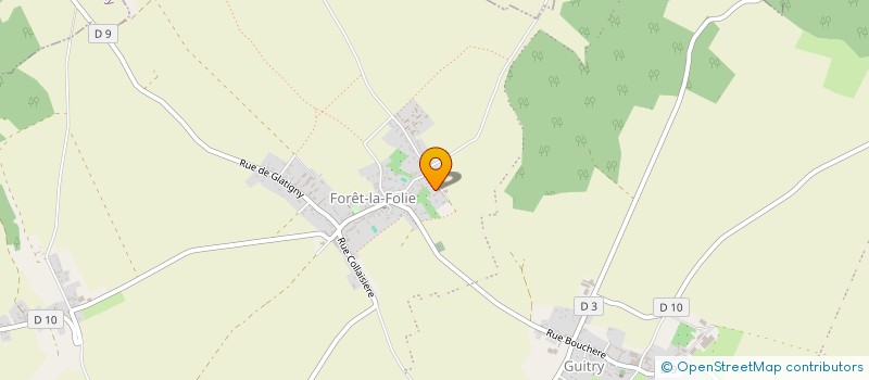 localisation de l'entreprise SARL DE LA CROIX SAUVALLE  VEXIN-SUR-EPTE