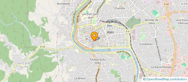 localisation de l'entreprise SARL DE LA CRUZ à ALES