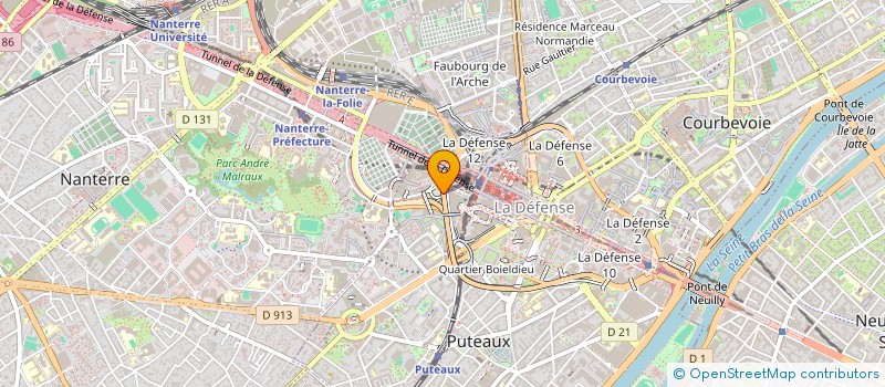 localisation de l'entreprise SARL DE LA DEMIE LUNE  PUTEAUX