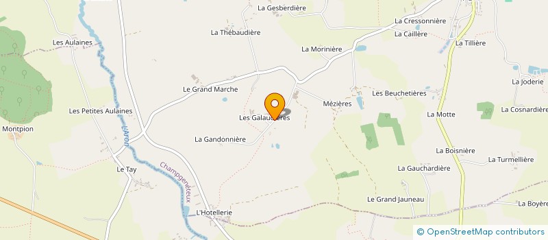 localisation de l'entreprise SARL DE LA DULIERE  CHAMPGENETEUX