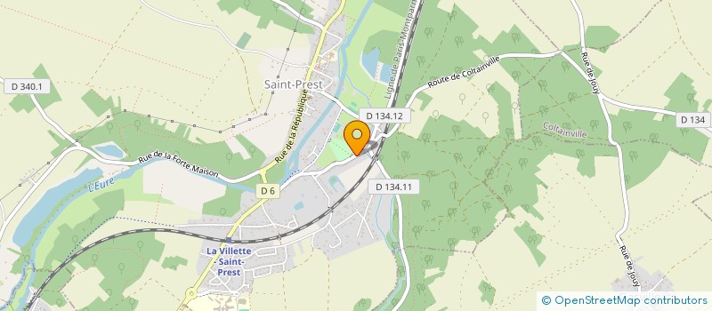 localisation de l'entreprise SARL DE LA FALAISE à ST PREST