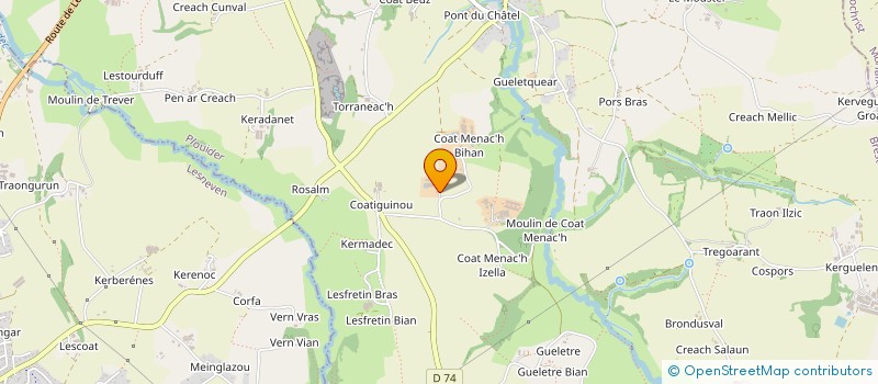 localisation de l'entreprise SARL DE LA FLECHE  PLOUIDER