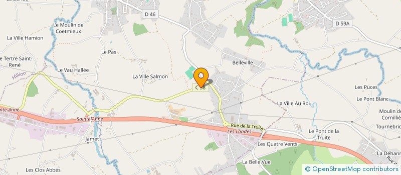 localisation de l'entreprise SARL DE LA FORGE à HENANSAL