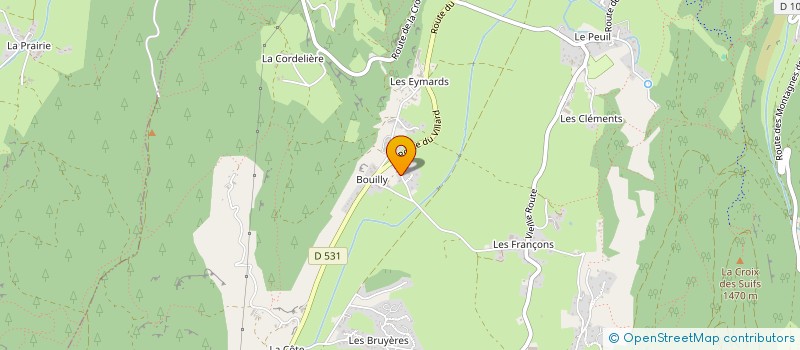 localisation de l'entreprise SARL DE LA GARDETTE  LANS-EN-VERCORS