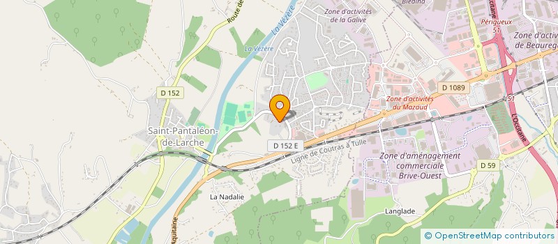 localisation de l'entreprise SARL DE LA GRANGE DE LA CROIX DU ROC à SAINT-PANTALEON-DE-LARCHE