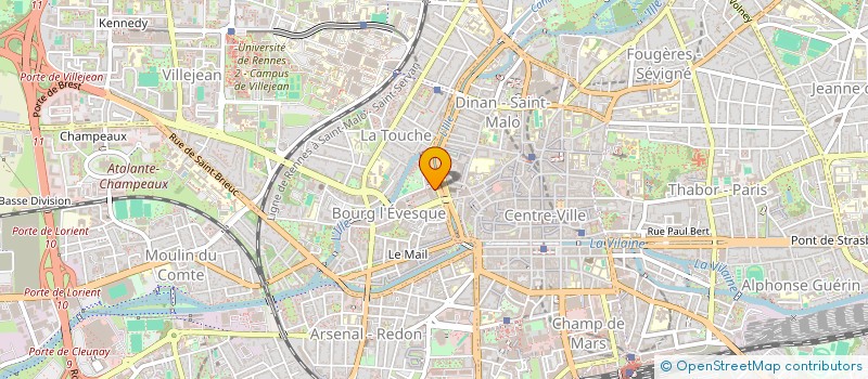 localisation de l'entreprise SARL DE LA GRAVE  RENNES