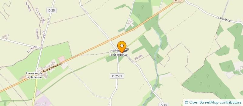localisation de l'entreprise SARL DE LA GRIMPETTE à WARLINCOURT-LES-PAS