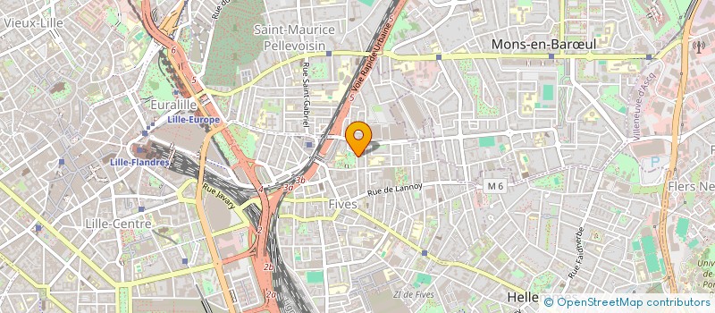 localisation de l'entreprise SARL DE LA HALLOTERIE  LILLE