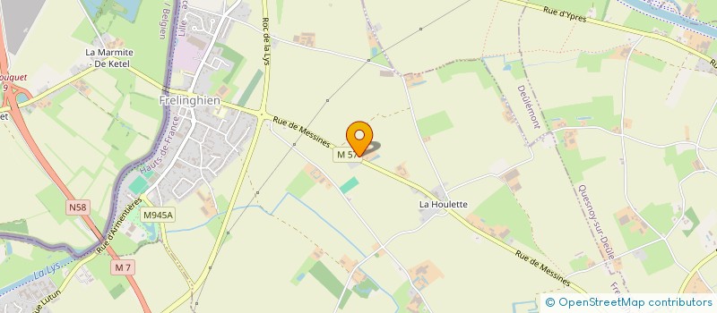 localisation de l'entreprise SARL DE LA HOULETTE  FRELINGHIEN