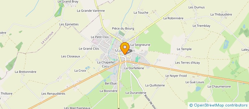 localisation de l'entreprise SARL DE LA MAIL POSTE  LIGUEIL