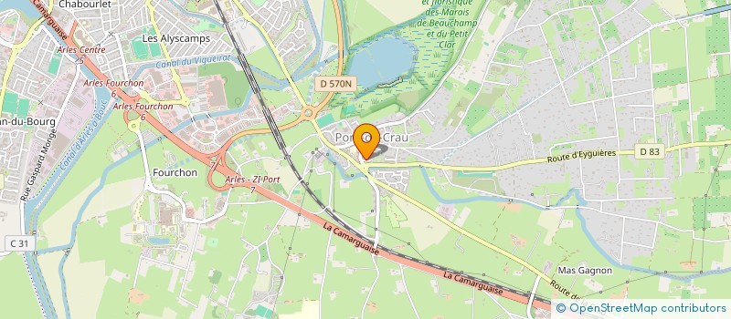 localisation de l'entreprise SARL DE LA MAMA  ARLES