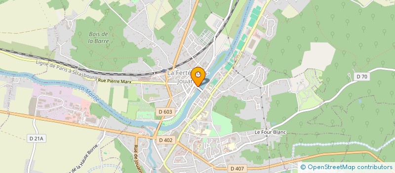 localisation de l'entreprise SARL DE LA MARNE  LA FERTE-SOUS-JOUARRE
