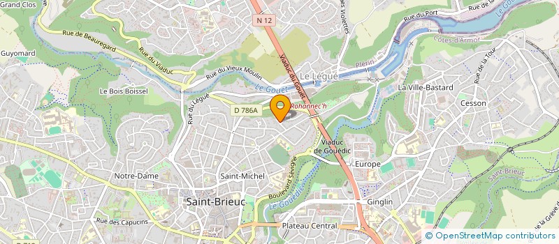 localisation de l'entreprise SARL DE LA MER à SAINT-BRIEUC