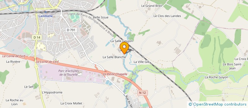 localisation de l'entreprise SARL DE LA MORANDAIS à LAMBALLE-ARMOR