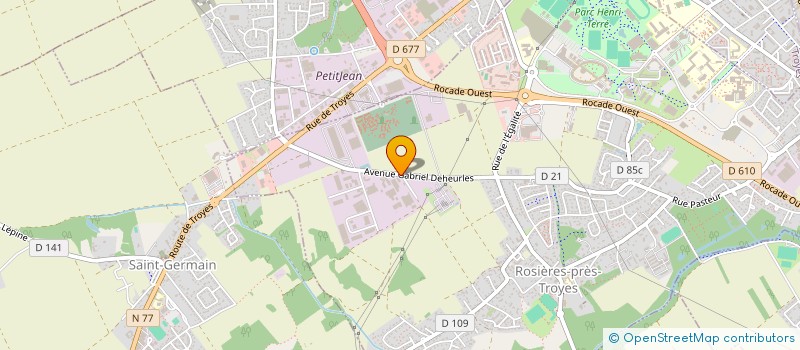 localisation de l'entreprise SARL DE LA NOUE  ROSIERES-PRES-TROYES