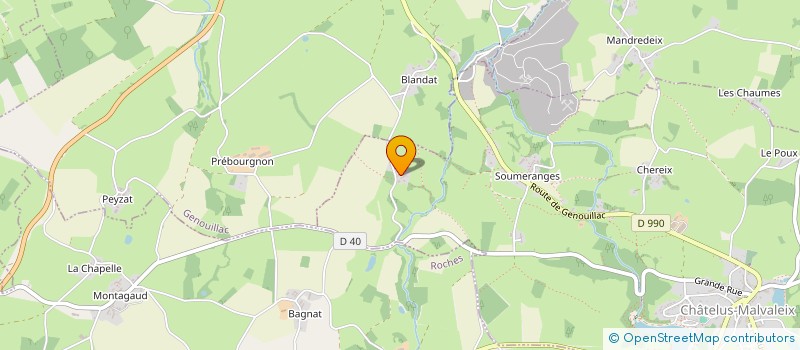 localisation de l'entreprise SARL DE LA PALOMBE à SAINT-DIZIER-LES-DOMAINES