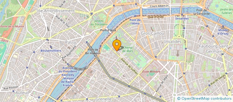 localisation de l'entreprise SARL DE LA PEPINIERE  PARIS