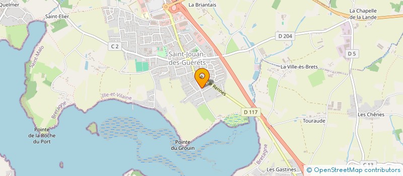 localisation de l'entreprise SARL DE LA PERRIERE à SAINT-JOUAN-DES-GUERETS