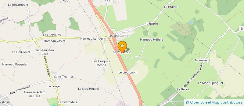 localisation de l'entreprise SARL DE LA PERSILLERIE à BRIX