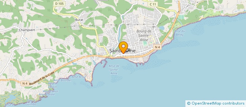 localisation de l'entreprise SARL DE LA PLACE à SAINTE-ANNE