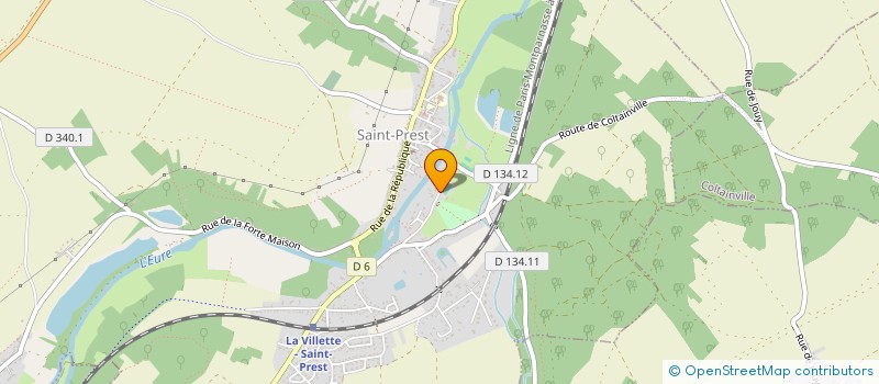 localisation de l'entreprise SARL DE LA PRAIRIE à SAINT-PREST