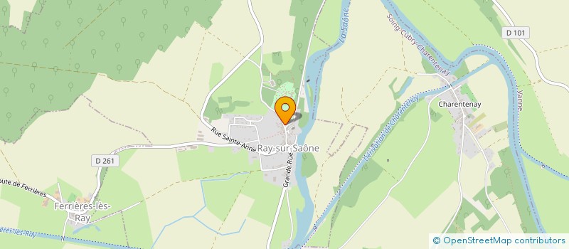 localisation de l'entreprise SARL DE LA PRAIRIE  MERCEY-SUR-SAONE