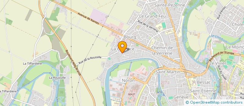 localisation de l'entreprise SARL DE LA ROUSSILLE à NIORT