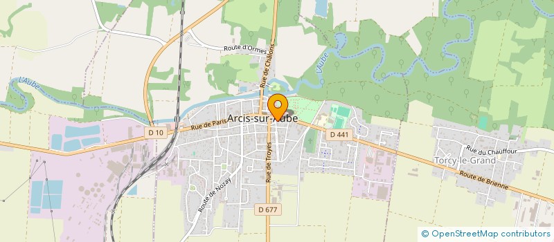 localisation de l'entreprise SARL DE LA RUE GRASSIN  ARCIS SUR AUBE