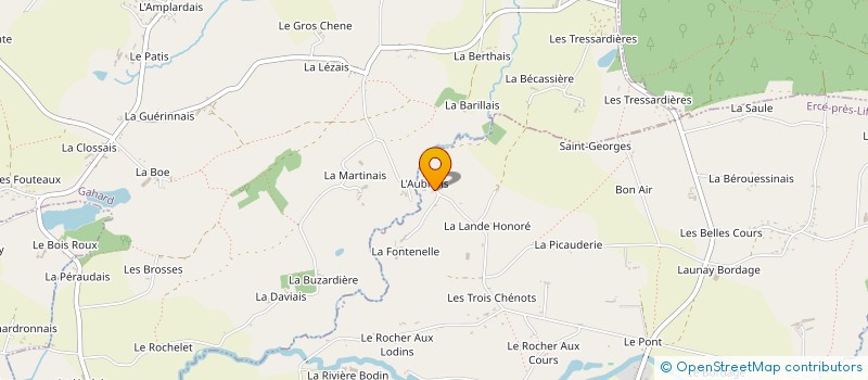 localisation de l'entreprise SARL DE LA SORINAIS  ERCE-PRES-LIFFRE