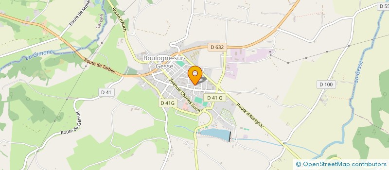 localisation de l'entreprise SARL DE LA TABLE GERSOISE  BOULOGNE-SUR-GESSE