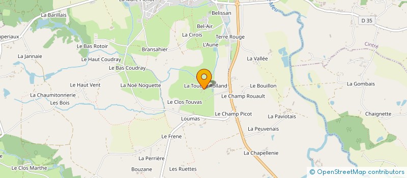 localisation de l'entreprise SARL DE LA TOUCHE ROLLAND à TALENSAC