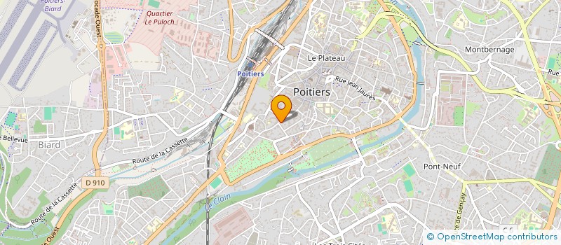 localisation de l'entreprise SARL DE LA TRANCHEE à POITIERS