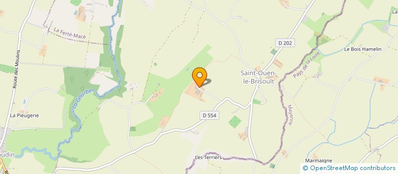 localisation de l'entreprise SARL DE LA TRULIERE à SAINT-OUEN-LE-BRISOULT