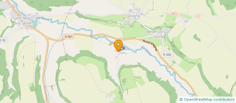 localisation de l'entreprise SARL DE LA TUILERIE  BELLENOD-SUR-SEINE