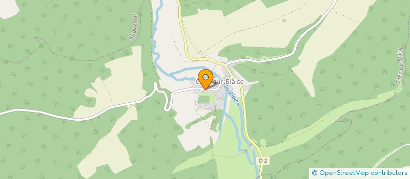 localisation de l'entreprise SARL DE LA VALLEE DE LA BLAISE à CIREY-SUR-BLAISE