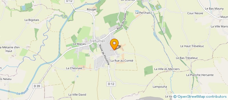 localisation de l'entreprise SARL DE LA VILLE HERVE  TREFUMEL