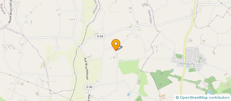 localisation de l'entreprise SARL DE LA VILLE LOUAIS  SAINT-GLEN