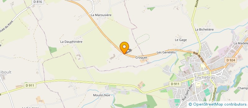 localisation de l'entreprise SARL DE LA VRAINIERE à ST QUENTIN LES CHARDONNETS