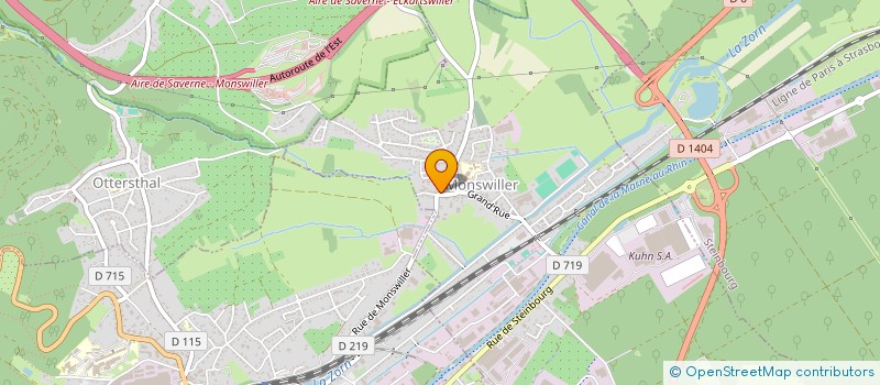 localisation de l'entreprise SARL DE LA ZORN à MONSWILLER