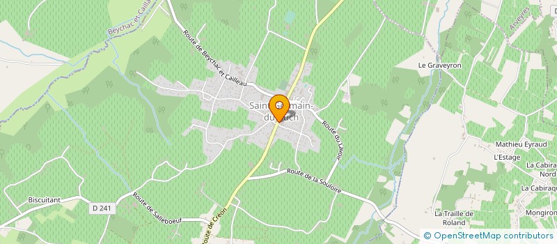 localisation de l'entreprise SARL DE LESTRILLE  SAINT-GERMAIN-DU-PUCH