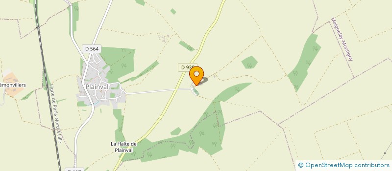 localisation de l'entreprise SARL DE LEVREMONT  PLAINVAL