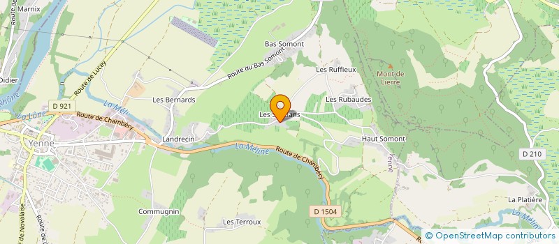 localisation de l'entreprise SARL DE LIERRE  YENNE