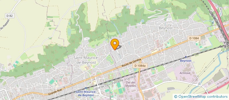 localisation de l'entreprise SARL DE LOUEUR EN MEUBLE PROFESS QUEMIN à BEYNOST