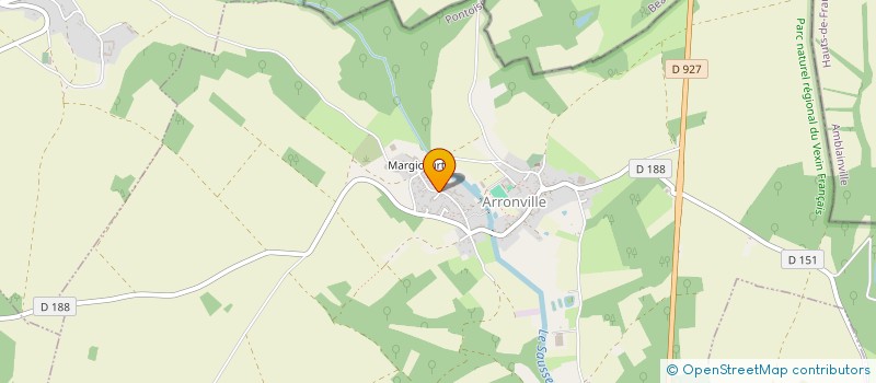 localisation de l'entreprise SARL DE MARGICOURT  ARRONVILLE