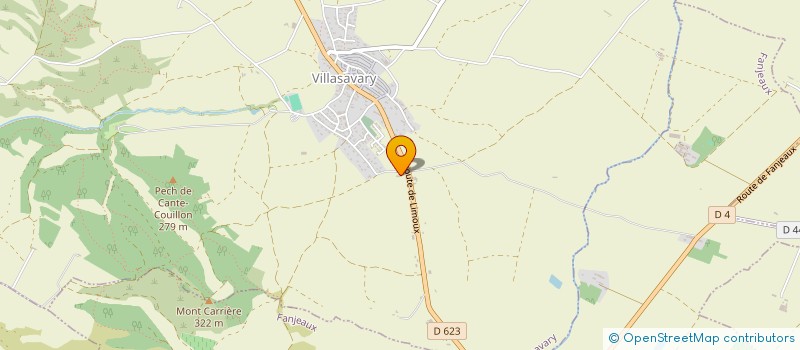 localisation de l'entreprise SARL DE MONTALIVET-NOGAREDE à VILLASAVARY