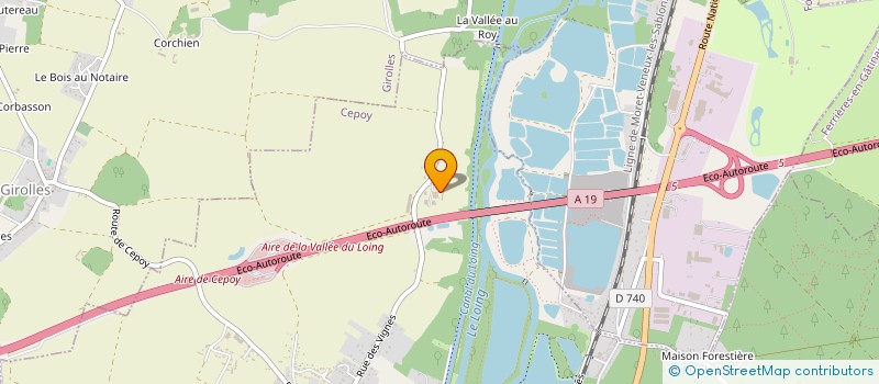 localisation de l'entreprise SARL DE MONTIGNY  CEPOY
