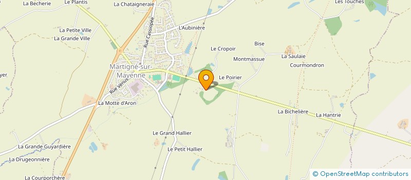 localisation de l'entreprise SARL DE MYTHEME  MARTIGNE-SUR-MAYENNE