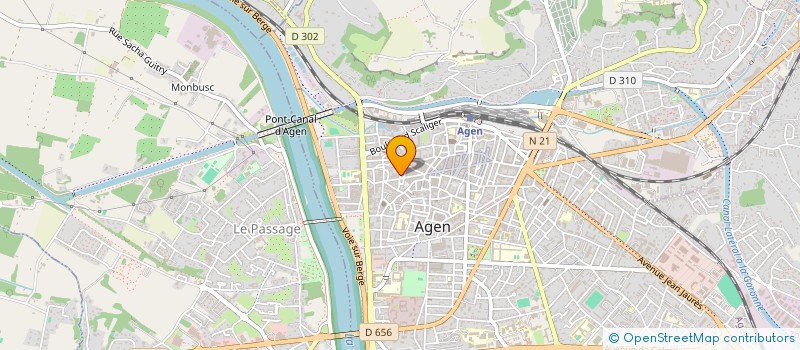 localisation de l'entreprise SARL DE NADAI LIONEL BERNARDO PHILIPPE  AGEN